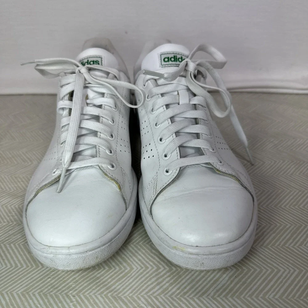 Adidas Cloudfoam Running  Sneaker Women's 8.5 Shoes HWI 28Y001‎ White & Green